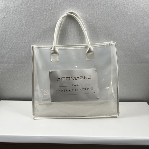 Limited Edition Aroma 360 Paris Collection Tote White & Clear - Picture 1 of 7